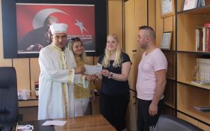 Martta Kristina, şehadet getirerek Müslüman oldu