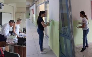 Ormanlı Belediyesi okulların bakımlarını yapıyor