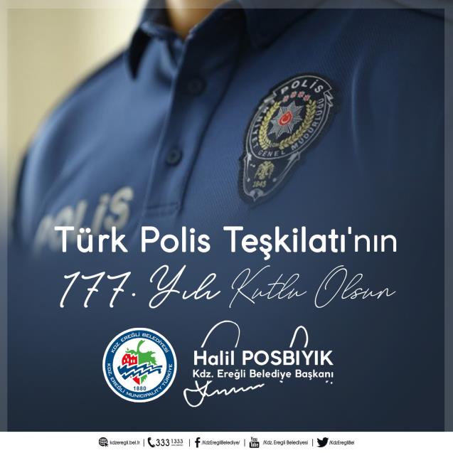 Posbıyık polis teşkilatını kutladı.