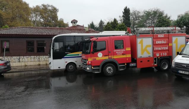 Yaşlılar ve Gençler Evi’nde yangın çıktı