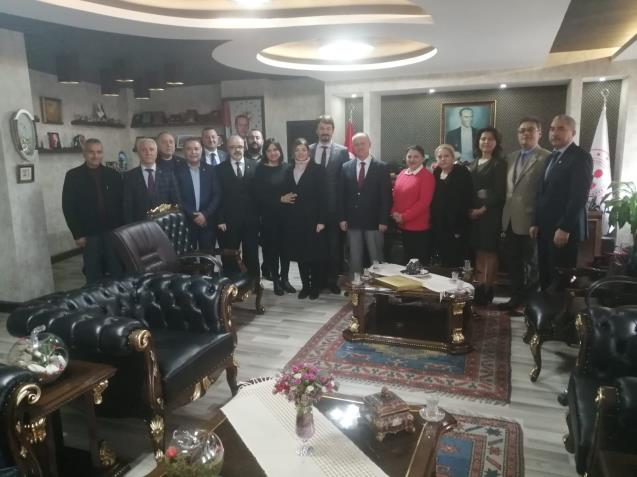 CHP'LİLER KAYMAKAMA GİTTİLER CHP Kdz.Ereğli İlçe Başkanı