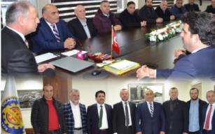 Şahin Kaymakam Çorumluoğlu ve TSO’YU ziyaret etti…