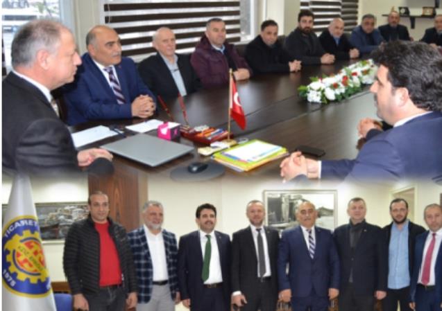 Şahin Kaymakam Çorumluoğlu ve TSO’YU ziyaret etti…