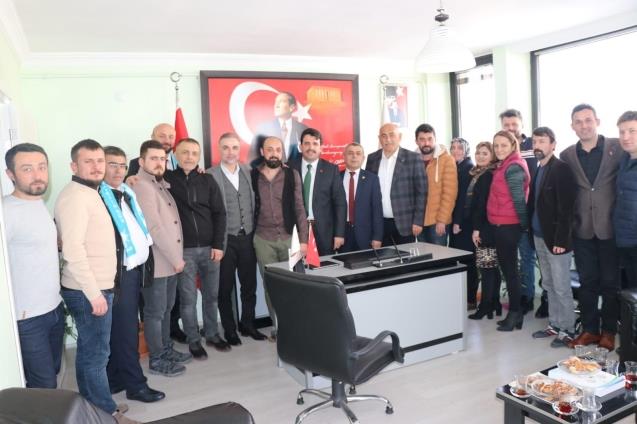Şahin Berber ve Kuaför esnafı ile bir araya geldi...