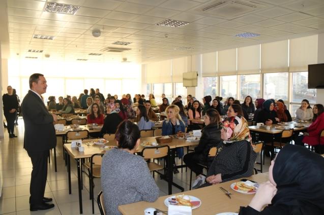 UYSAL, Kadın Çalışanlarla Kahvaltıda Buluştu…