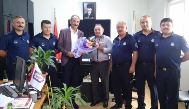 Zabıta haftasında Taşkın’a ziyaret…