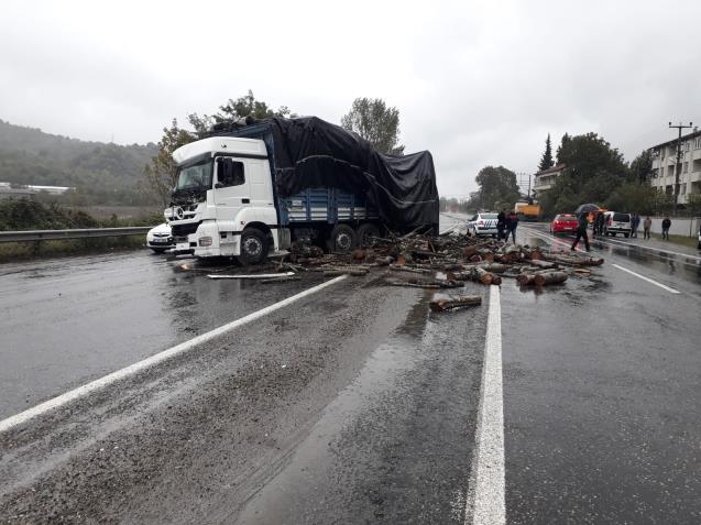 Zonguldak'ta trafik kazası: 1 yaralı