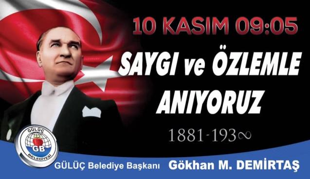 Gökhan Demirtaştan 10 Kasım Mesajı