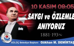 Gökhan Demirtaştan 10 Kasım Mesajı