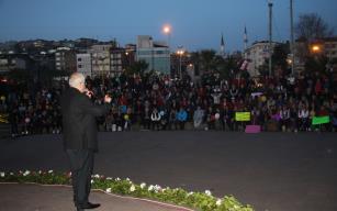 Posbıyık amfi tiyatroda kadınlarla buluştu…