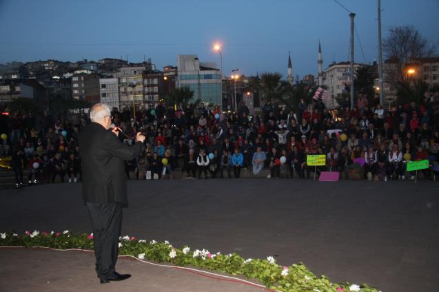 Posbıyık amfi tiyatroda kadınlarla buluştu…