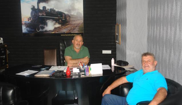 İbrahim Rüzgar'dan Kara Tren'e ziyaret..