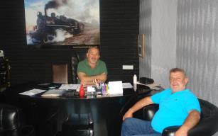 İbrahim Rüzgar'dan Kara Tren'e ziyaret..