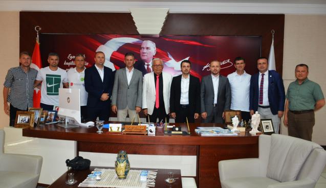 BOSNA HERSEK HEYETİNDEN BAŞKAN POSBIYIK’A ZİYARET