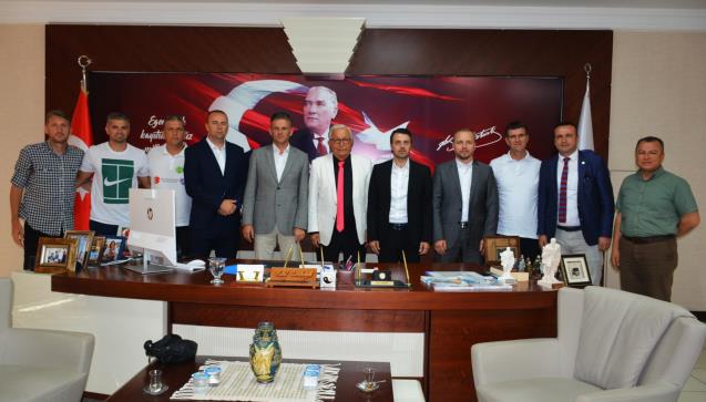 BOSNA HERSEK HEYETİNDEN BAŞKAN POSBIYIK’A ZİYARET
